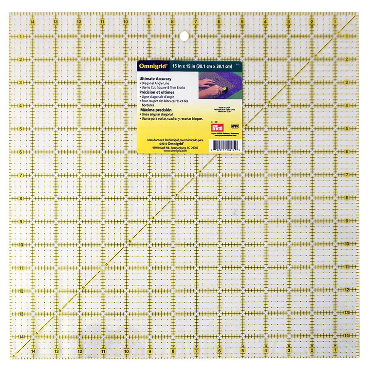 Omnigrid Ruler 15in x 15in