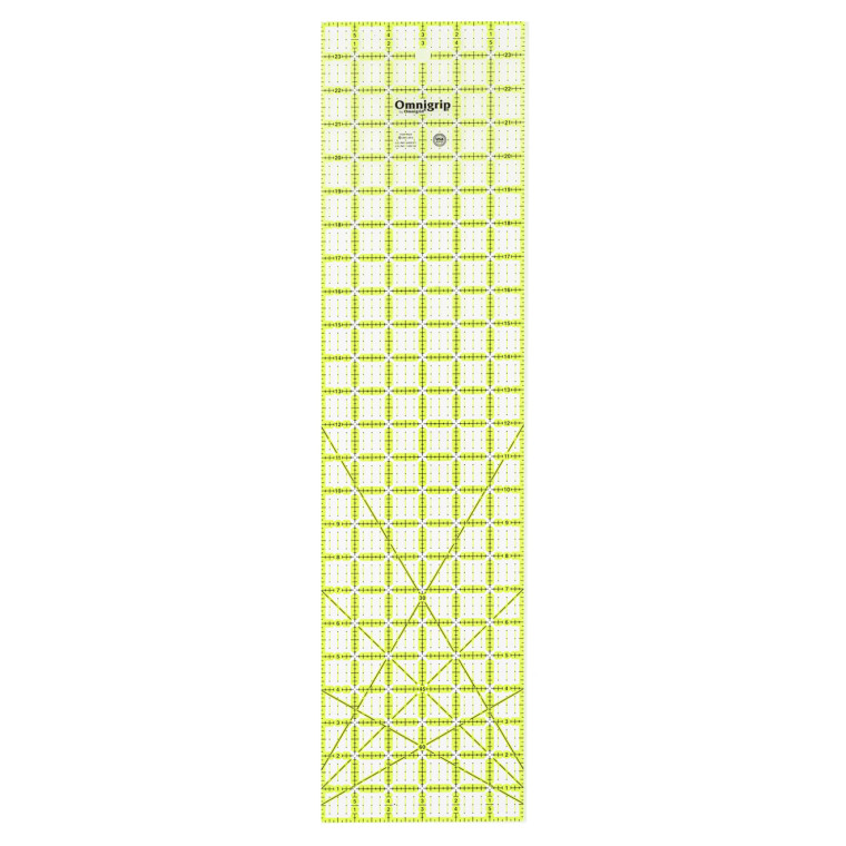 Omnigrid Omnigrip Neon Ruler 6in x 24in