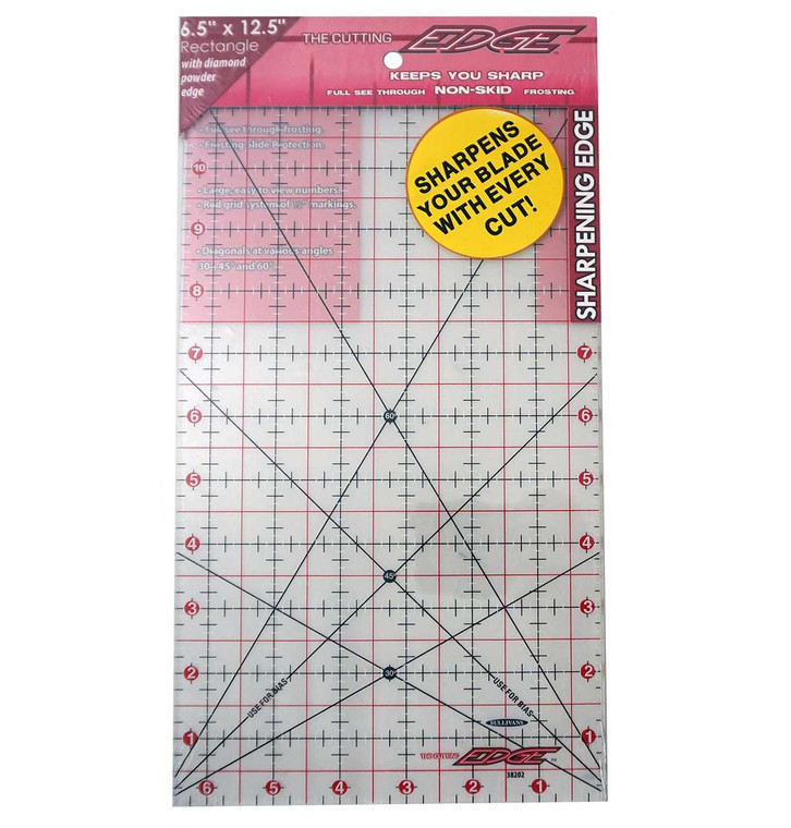 Sullivans Cutting Edge Sharpening Edge Ruler 6-1/2in x 12-1/2in