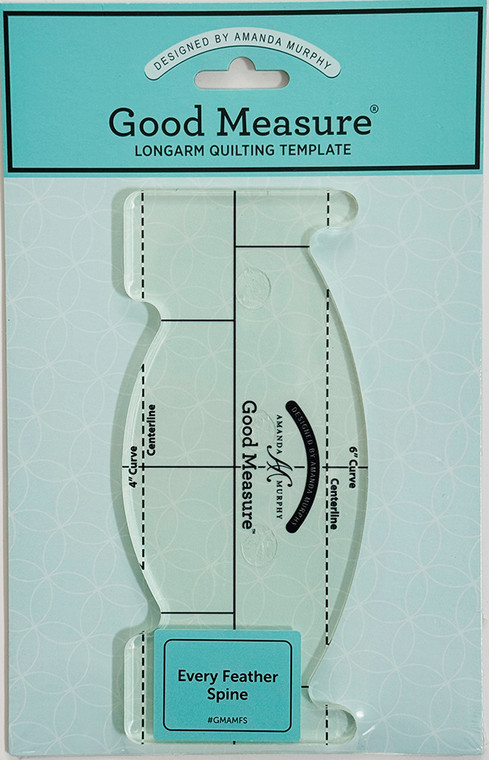 Good Measure A. Murphy Every Feather Spine Template Longarm