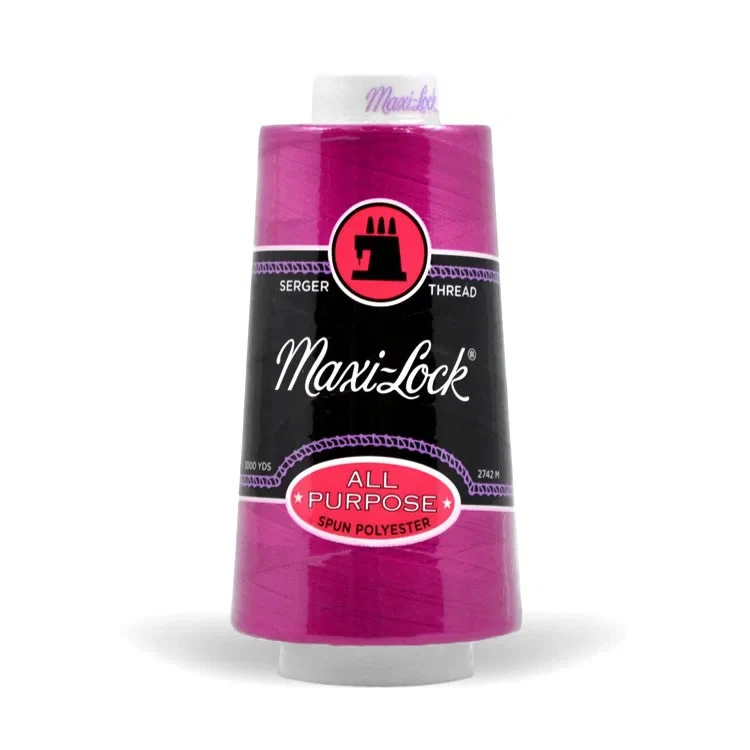 A&E Maxi-Lock Serger Thread -- Bright Fuschia
