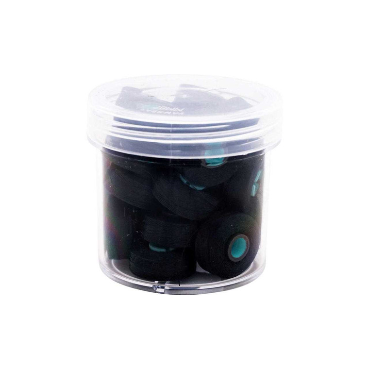 Fil-Tec Magna-Glide Delights Style L 72yd Pre-wound Bobbins Black 10 Per Jar