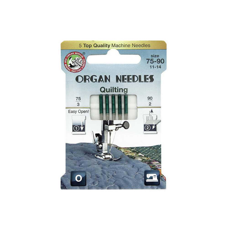 Organ ECO Needles Quilting Assortment - 5 Needles Per Pack