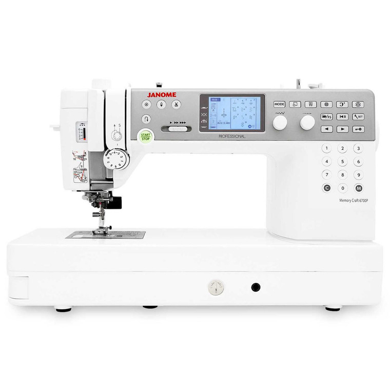 Janome Memory Craft 6700P High Speed Mid-Arm Sewing and Quilting Machine