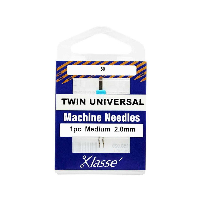 Klasse Twin Universal Needle 2.0mm 80/12