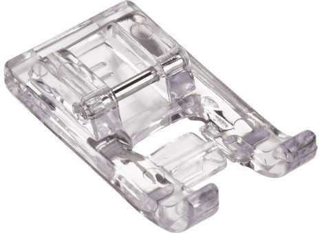 Bernette Satin Stitch foot with clear sole fits Bernette Models b37, b38