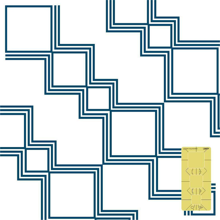 Westalee Design Flying Square Template - London Collection