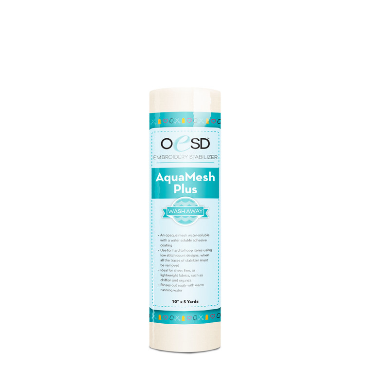 OESD Aquamesh Plus Wash Away Stabilizer - 10" x 10yd