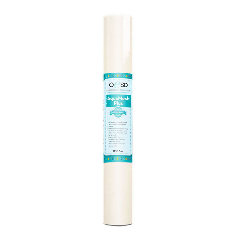 OESD Aquamesh Plus Wash Away Stabilizer - 20" x 5yd