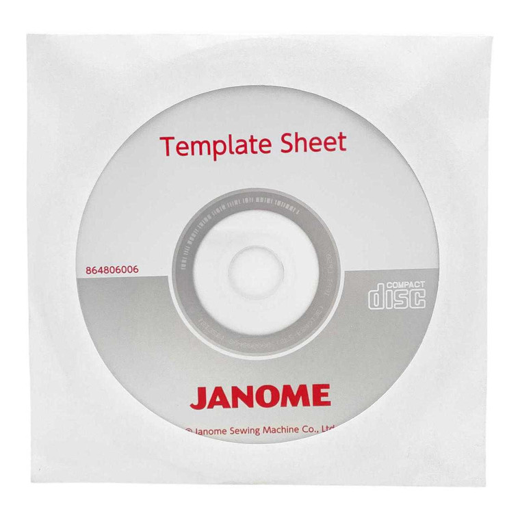 Embroidery Design Template CD For Janome 400E