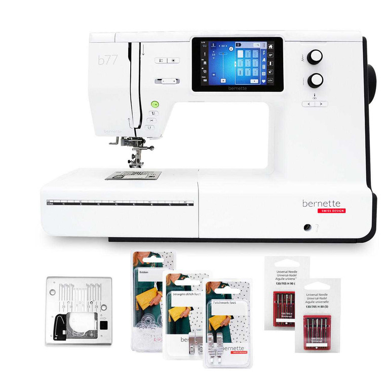 Bernina Bernette B77 Deco Sewing Machine Bundle with accessories