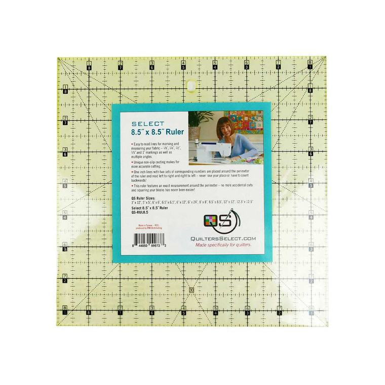 Quilters Select Non-Slip Ruler 8.5in x 8.5in