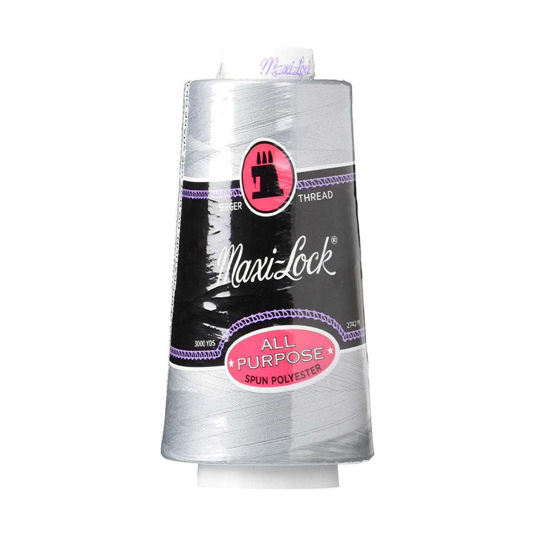 Maxi-Lock Serger Thread Light Grey 3000 Yds