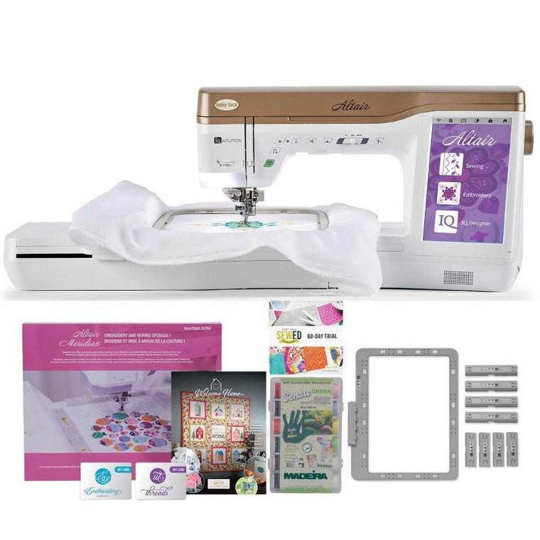 Baby Lock Altair Embroidery & Sewing Machine 9.5x14 Stitch Area with Premier Package