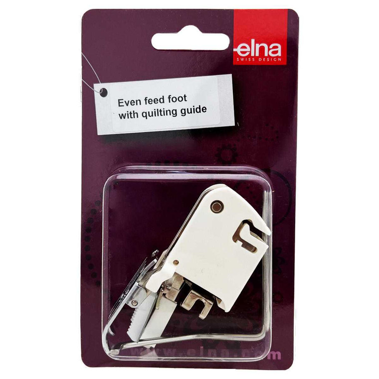 Elna 7mm High Shank Even Feed Foot with Quilting Guide