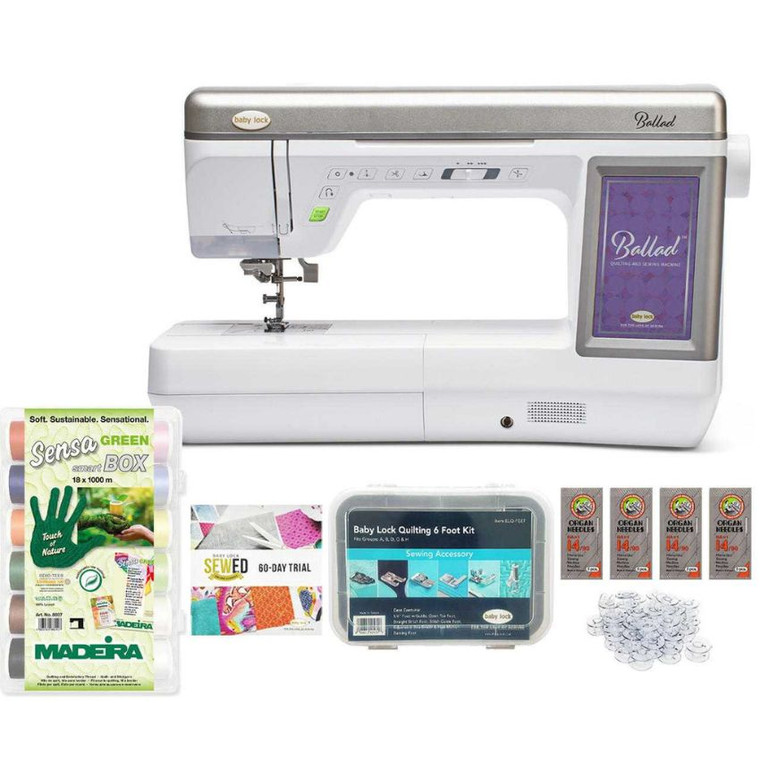 Baby Lock Ballad Quilting and Sewing Machine with Premier Package