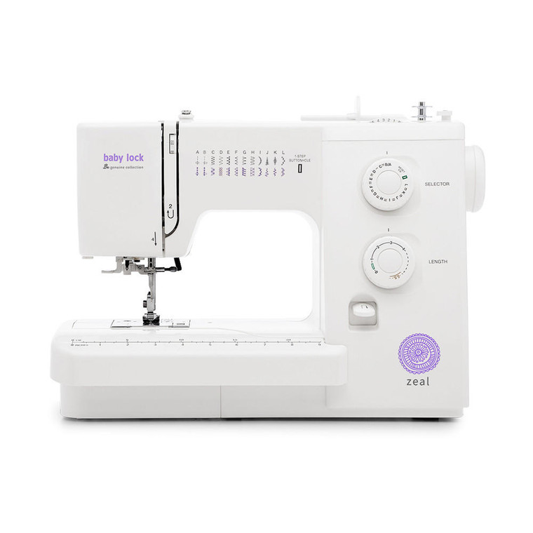 Baby Lock Zeal 25 Stitch Mechanical Sewing Machine front view