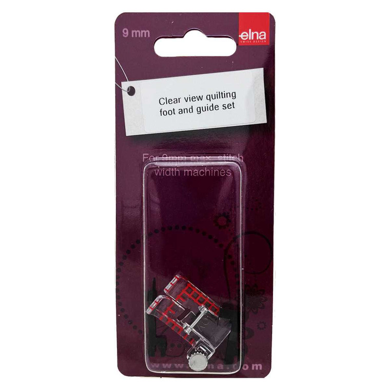 Elna 9mm Clear View Quilting Foot and Guide Set