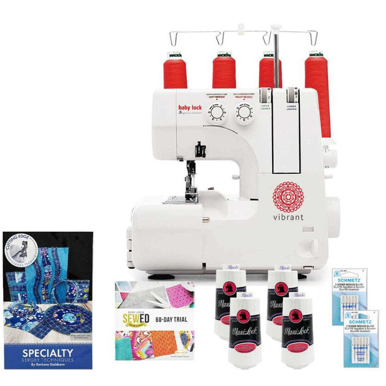 Baby Lock Vibrant Serger with Differential Feed with Premier Package