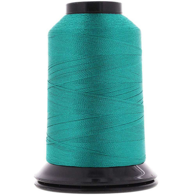 Floriani Dark teal Embroidery Thread 40wt Polyester 1000m Cones PF0223