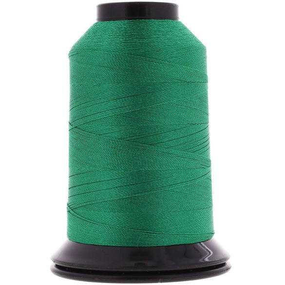Floriani Emerald Green/Emerald Embroidery Thread 40wt Polyester 1000m Cones PF0266