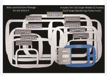 Baby Lock Durkee Exclusive 10 Hoop Set for Solaris Machines