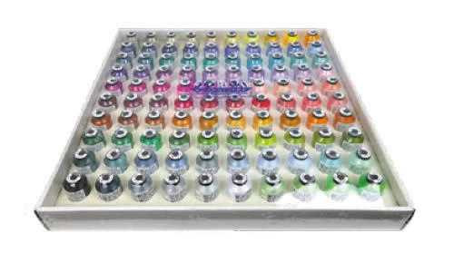 Floriani 100 Spools 40wt Polyester 1000M Cones Thread Set (Set 2)