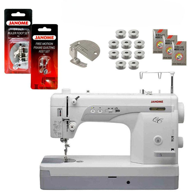 Janome 1600P-QC High Speed Sewing & Quilting Machine with Premier Package