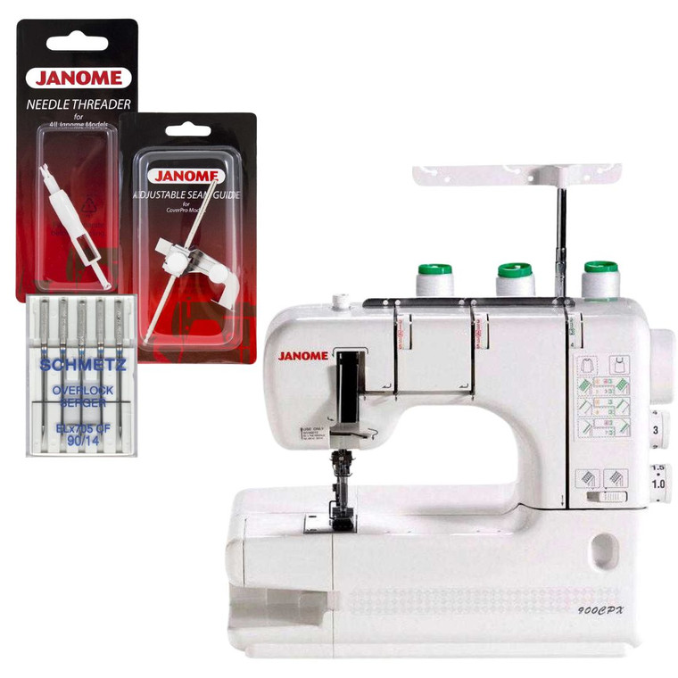 Janome CoverPro 900CPX Coverstitch Machine with Premier Package
