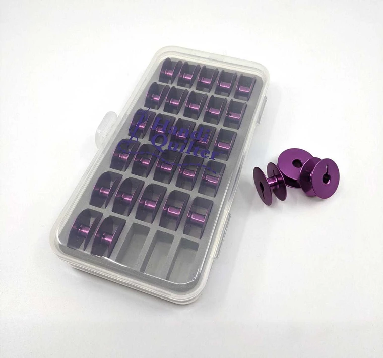Handi Quilter Purple Bobbin Kit (package of 30)