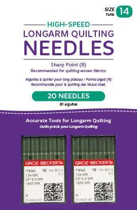 Handi Quilter High Speed Longarm Needles 14/90-MR Pkg of 20