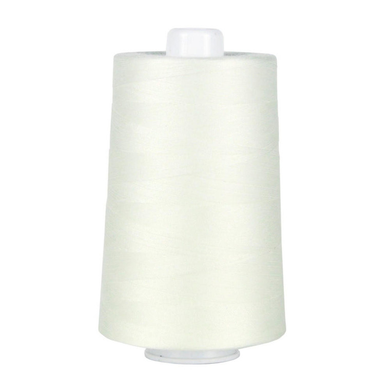 Omni Pearl White Polyester Thread 2-ply 40wt 6000yd
