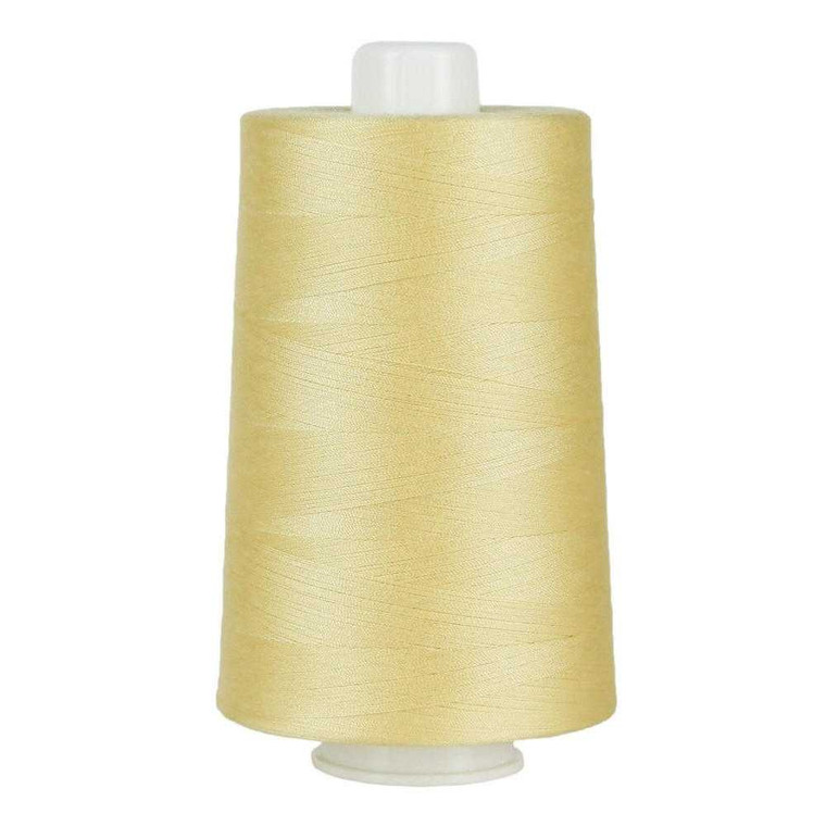 Omni Lemon Cream Polyester Thread 2-ply 40wt 6000yds