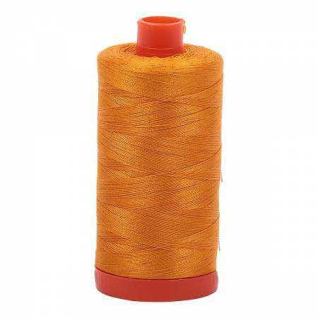 Aurifil Cotton 50wt/1422yds - Yellow Orange