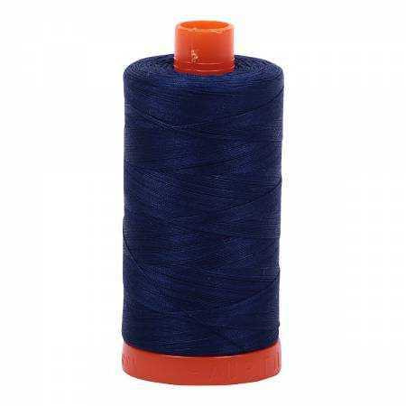 Aurifil Cotton 50wt/1422yds - Dark Navy