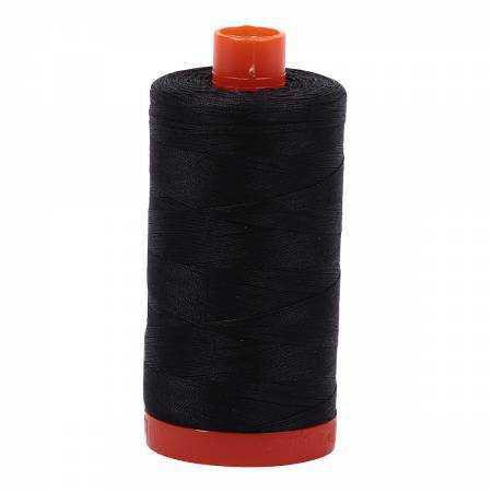 Aurifil Cotton 50wt/1422yds - Very Dark Grey
