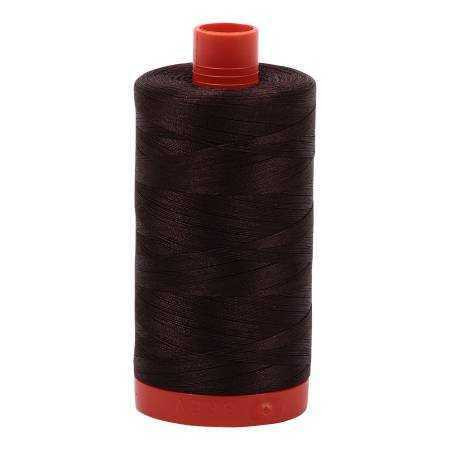Aurifil Cotton 50wt/1422yds - Dark Brown