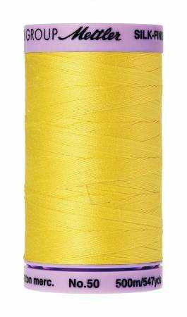 Mettler Cotton 50wt/547yd - Lemon Zest (large spool)