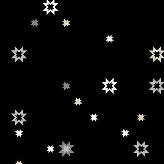 Andover Fabric - Stealth North Star - Moonless
