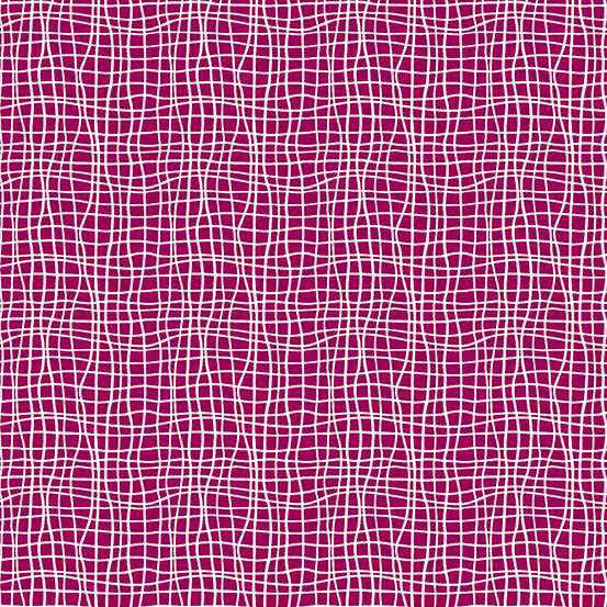 Andover Fabric - Sugar Pop Wavy - Raspberry
