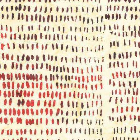 Anthology Fabric - Roasted Pepper Raindrops Batik