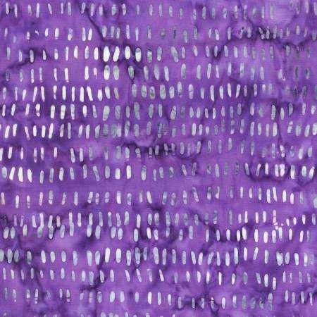 Anthology Fabric - Purple Raindrops Batik