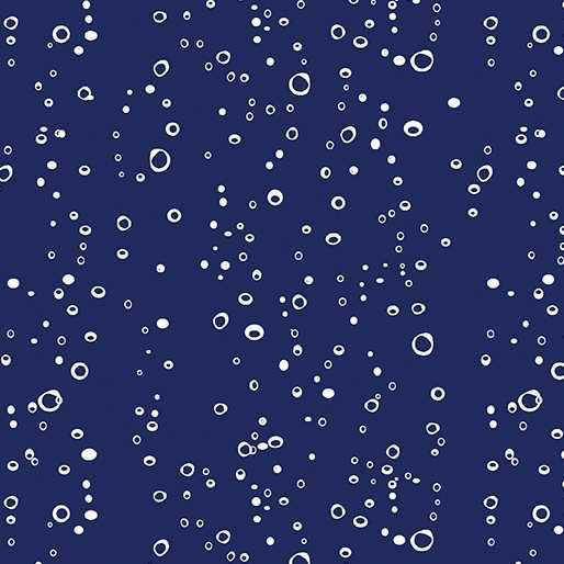 Benartex Fabric - Water Bubbles Navy
