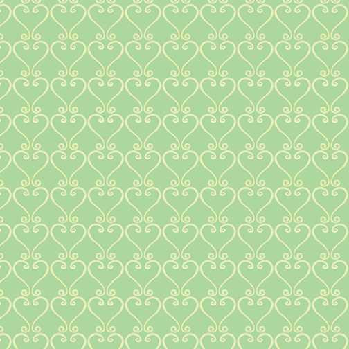 Benartex Fabric - Heart Trellis Green