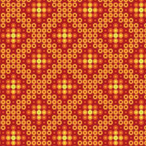 Benartex Fabric - Crossweave Tangerine