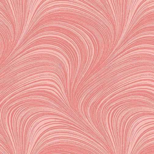 Benartex Fabric - Wave Texture Rose