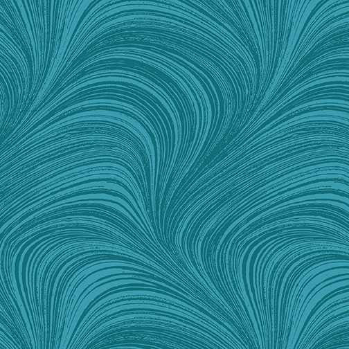Benartex Fabric - Wave Texture 108" Flanel Turq.