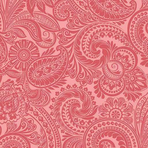 Benartex Fabric - Paisley Rose