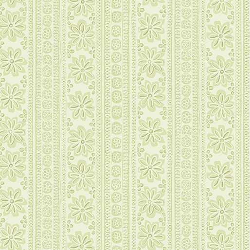 Benartex Fabric - Soft Stripe Light Green