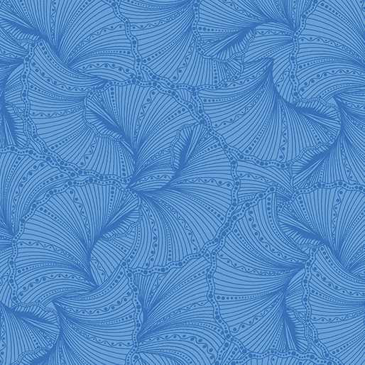 Benartex Fabric - Fanfare Blue